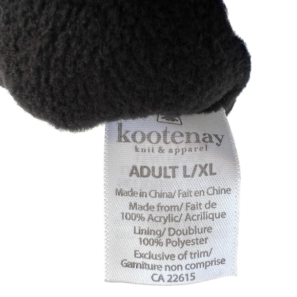 Kootenay Mitts Mittens Blue With Yellow Flower Size L/XL New NWT - Picture 6 of 6